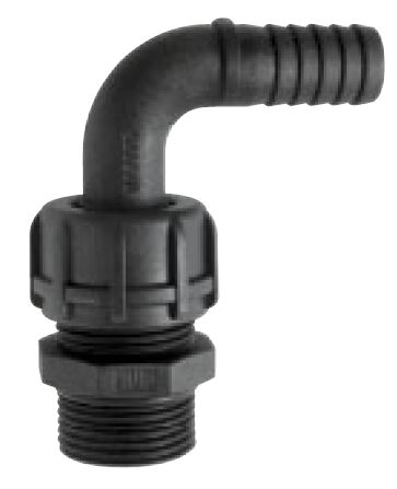 Zuwa Winkelverschraubung 1" aG Tülle 19 mm für Harnstoff - P15485