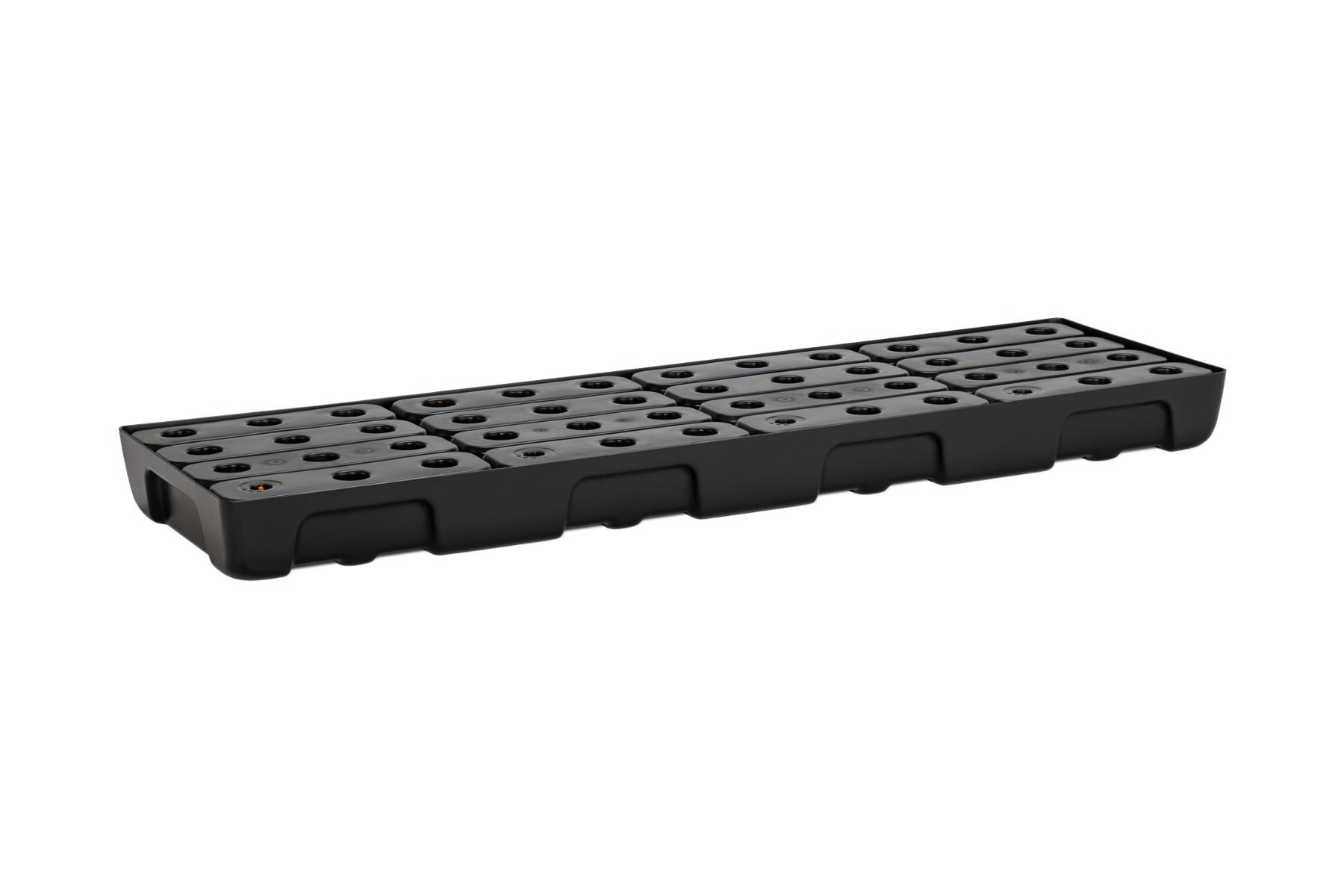 CEMO PE-Auffangwanne 13/4, mit PE-Rost – 11736