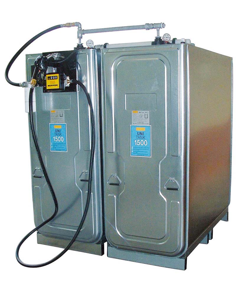 CEMO UNI Dieseltankstation 2000 l 2er Batterieanlage - 10225